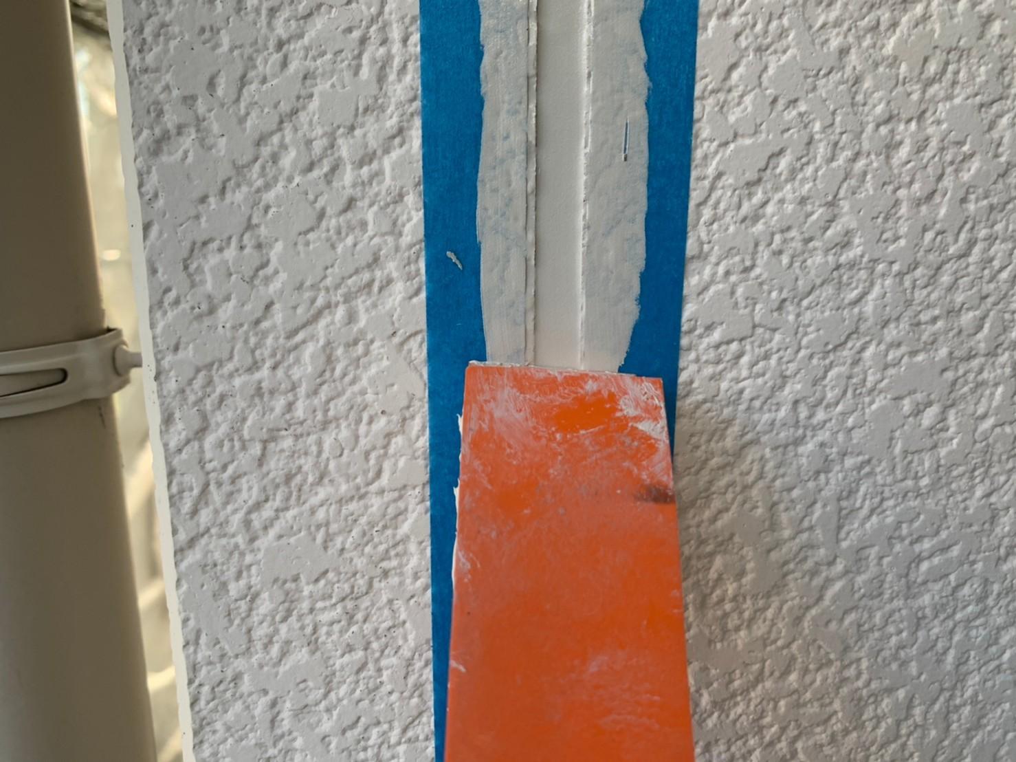 【シーリング工事】ヘラ押さえ