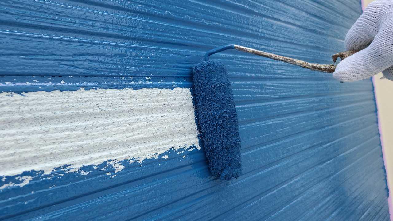 【外壁塗装2】中塗り