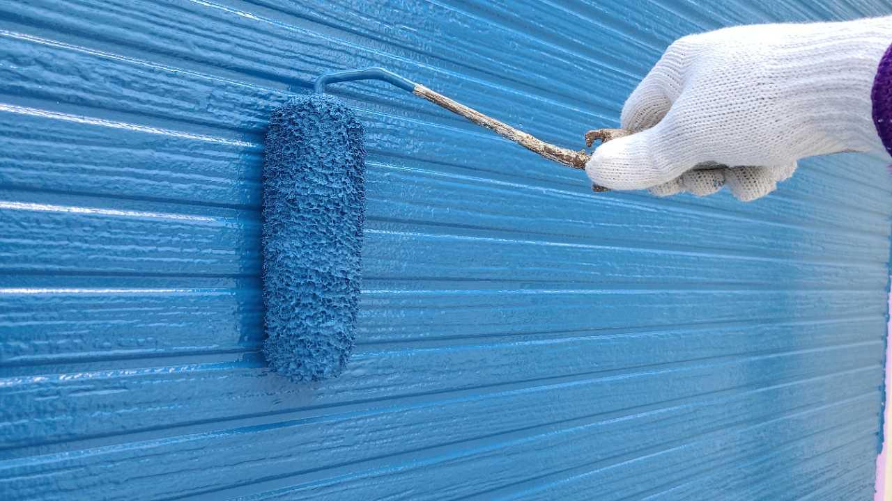 【外壁塗装2】上塗り