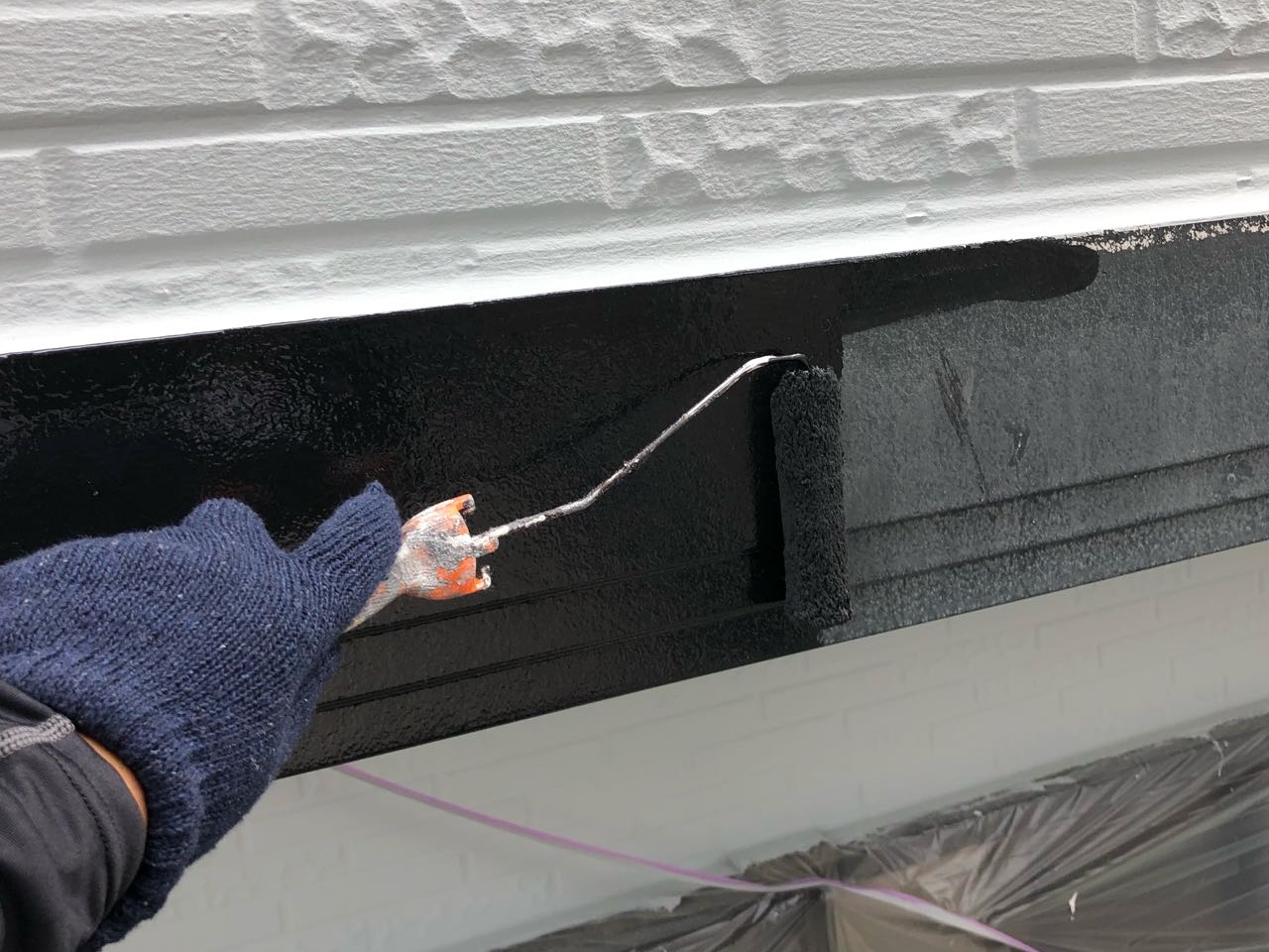 【帯塗装】下塗り