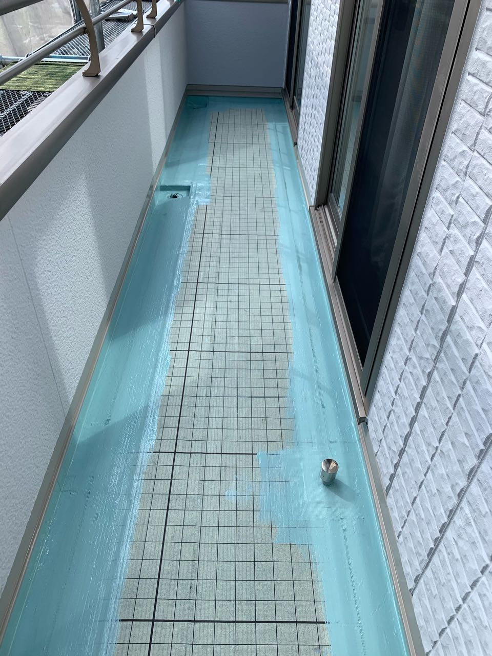 【防水工事】自着シート貼り