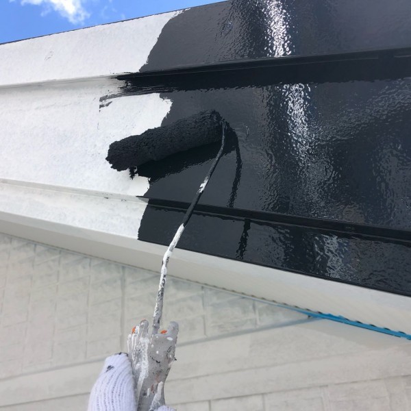 【破風・鼻隠し塗装】下塗り