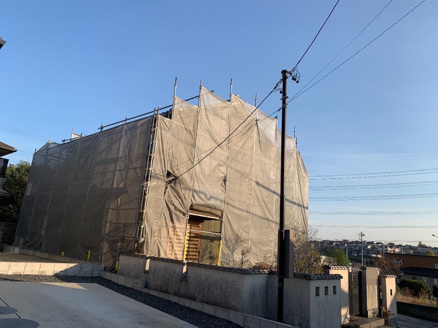 【足場設置工事】完了全景