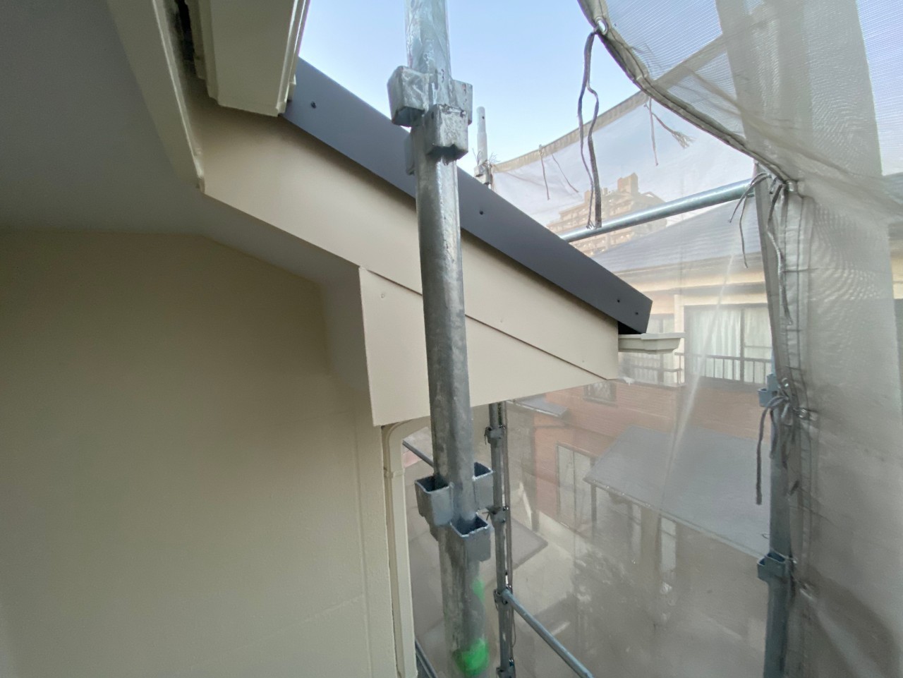 【破風・鼻隠し板金工事】完了