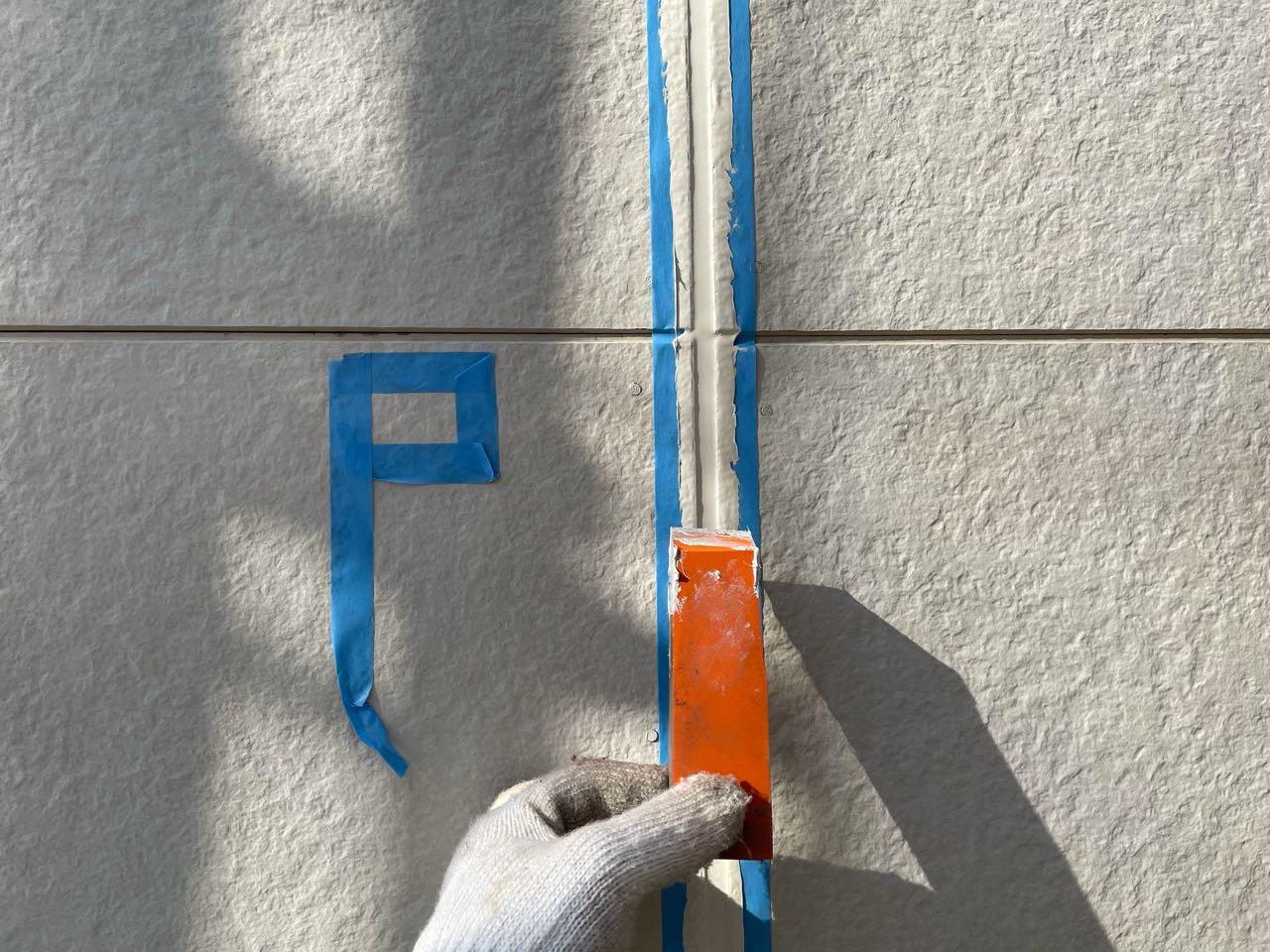 【シーリング工事】ヘラ押さえ