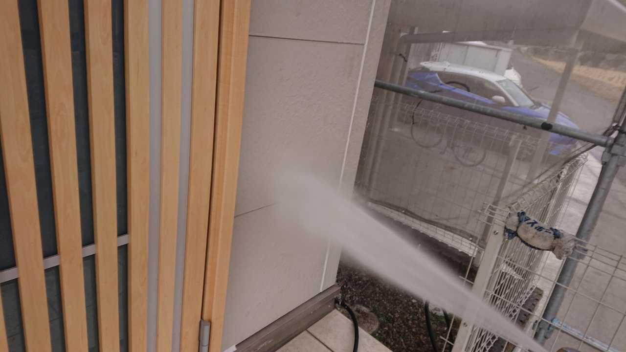 【外壁洗浄】高圧水洗浄