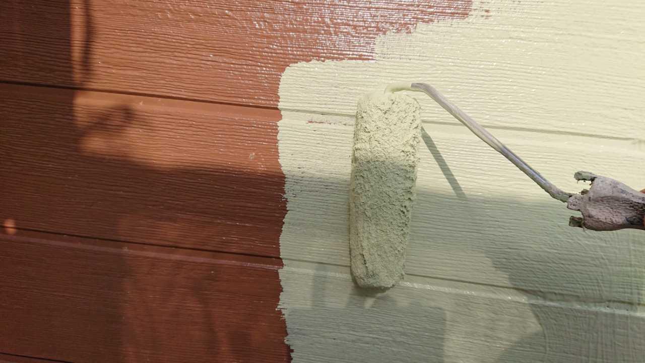 【外壁塗装1】中塗り