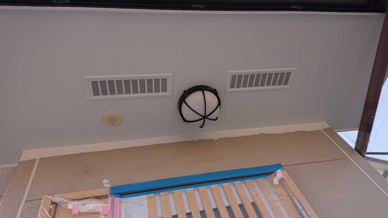 【軒天塗装】完了