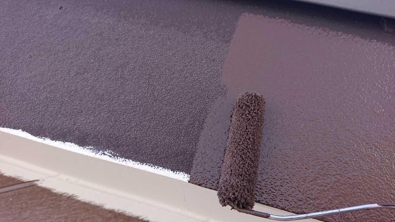 【破風・鼻隠し塗装】下塗り