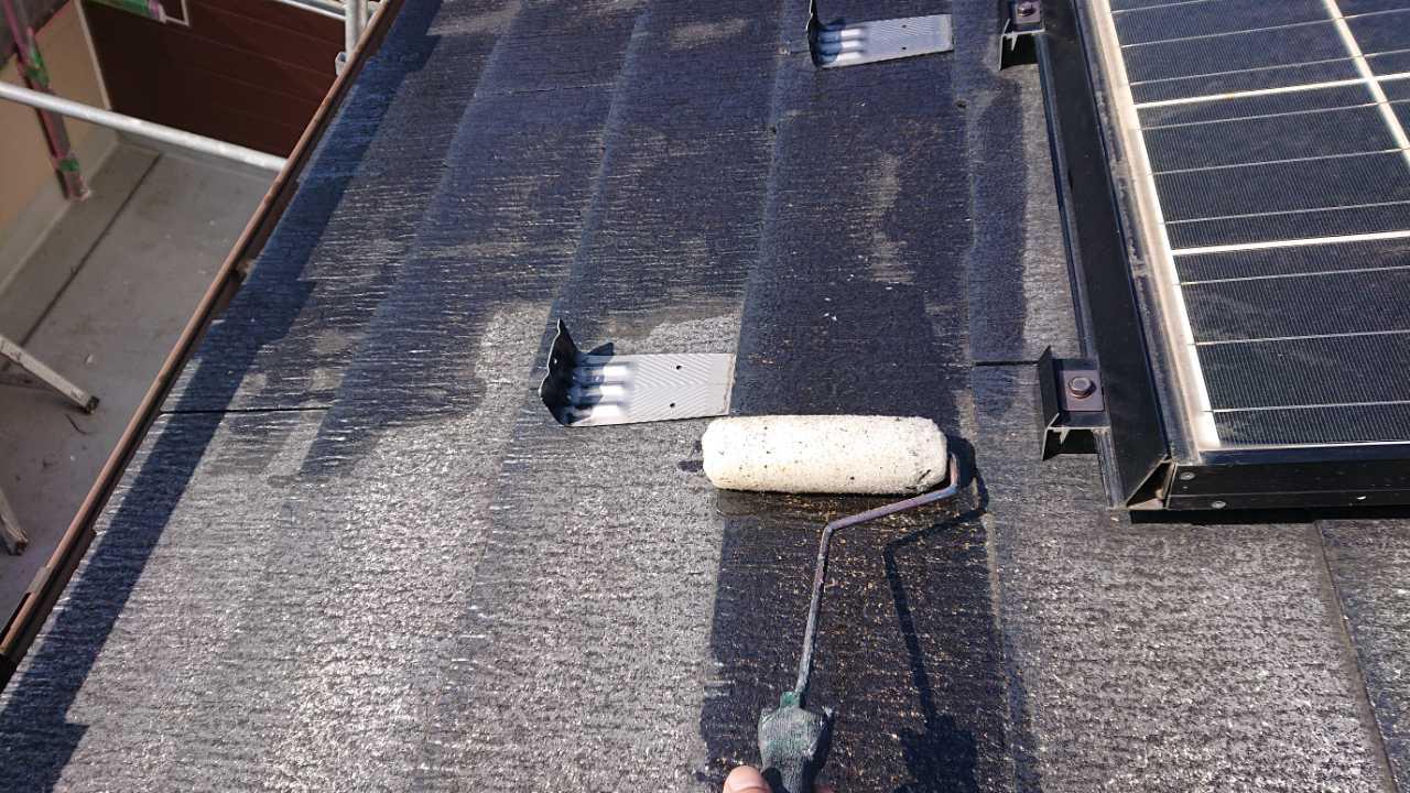 【屋根塗装】下塗り2