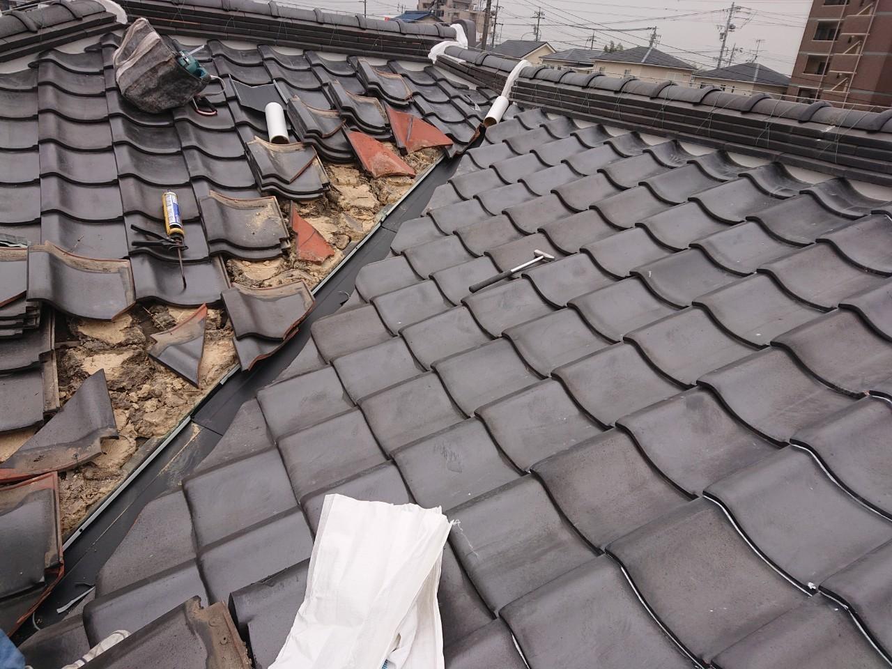 【破風・鼻隠し板金工事】施工前