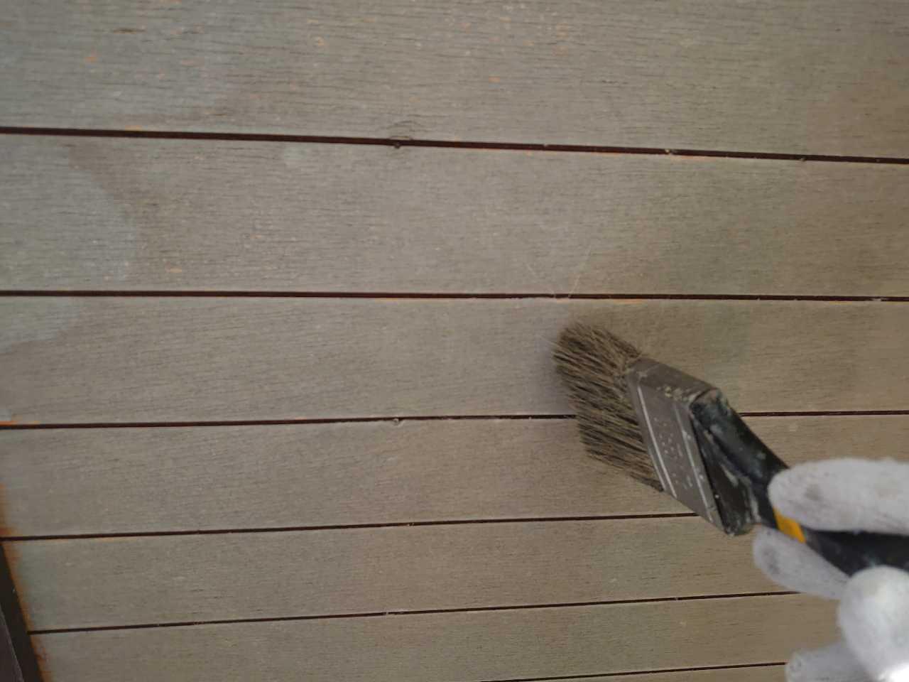 【軒天塗装】ケレン作業