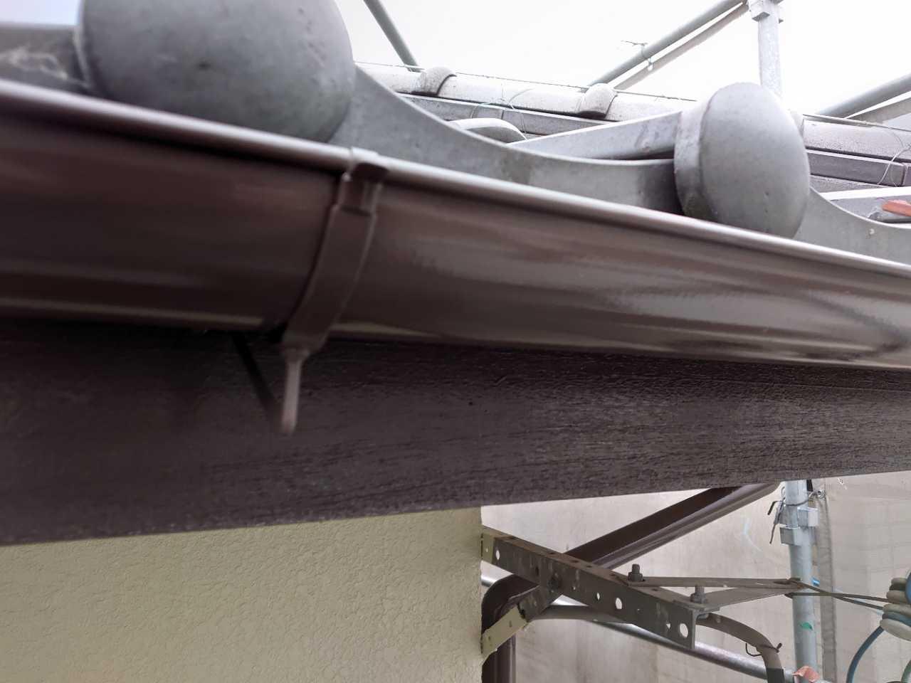 【雨樋塗装】完了