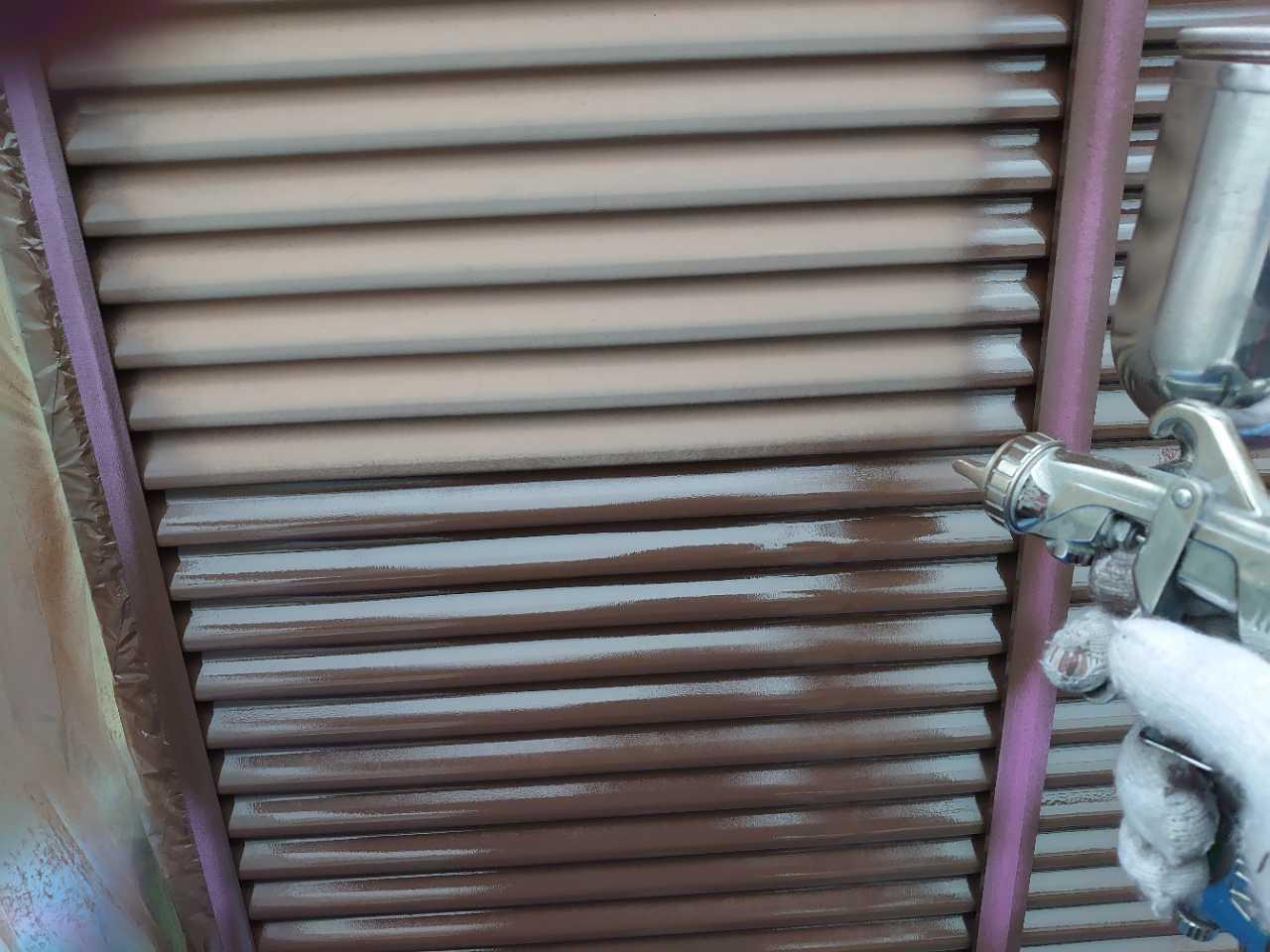 【雨戸塗装】下塗り