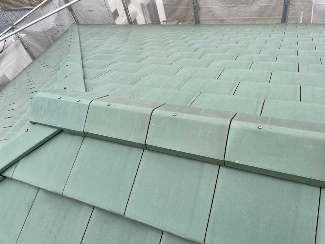 【屋根板金工事】完成全景