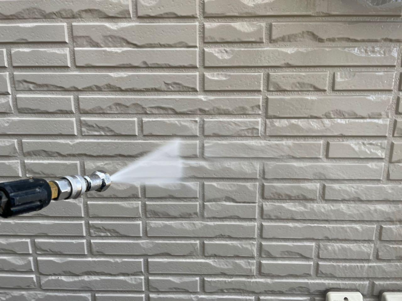 【外壁洗浄】高圧水洗浄