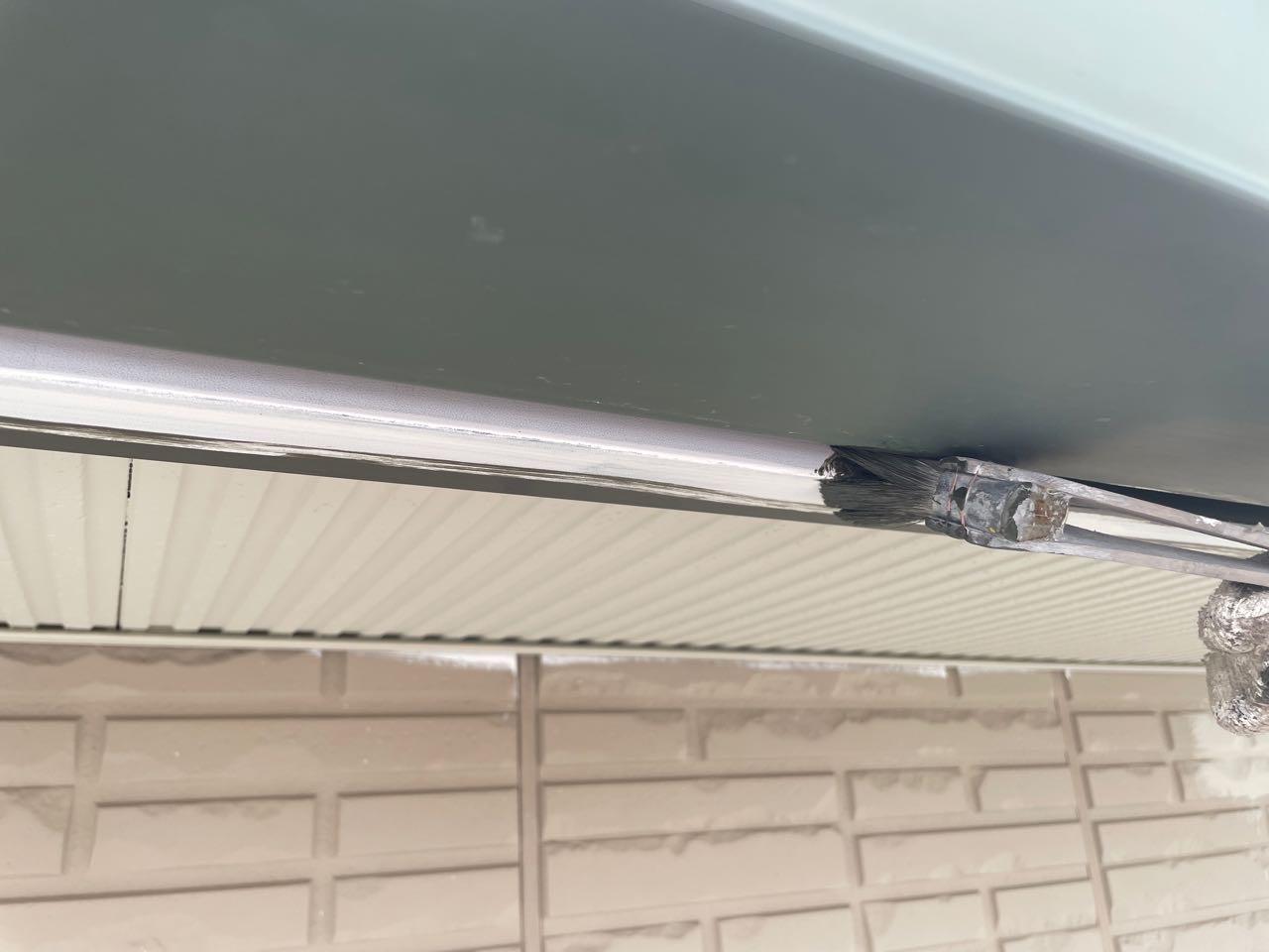 【破風・鼻隠し塗装】下塗り