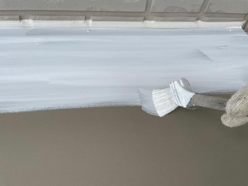 【庇塗装】下塗り