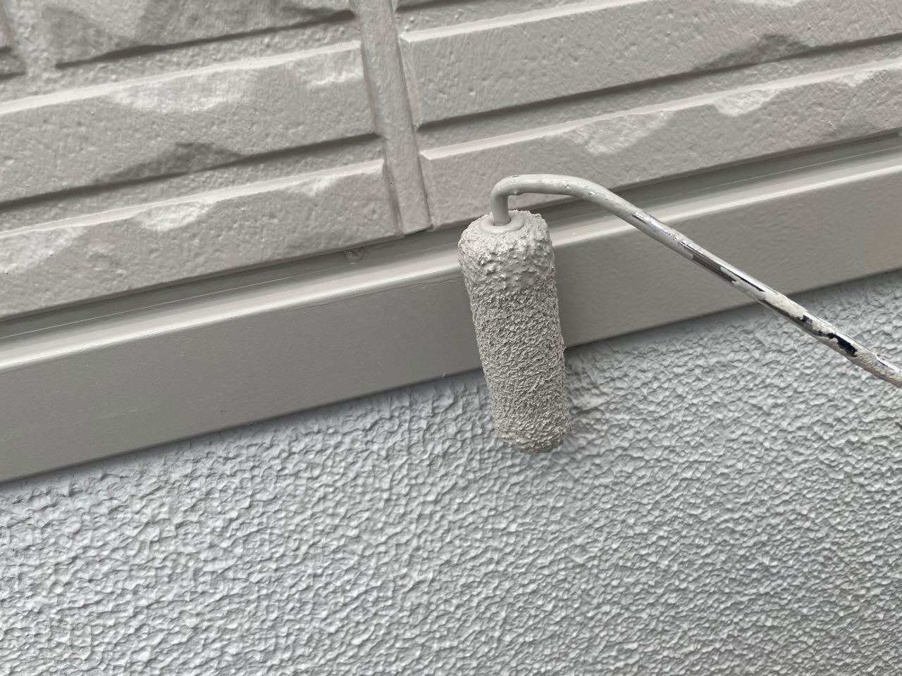 【水切り塗装】上塗り