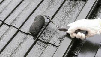 【屋根塗装】上塗り