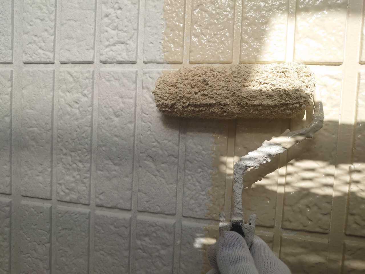 【外壁塗装1】中塗り