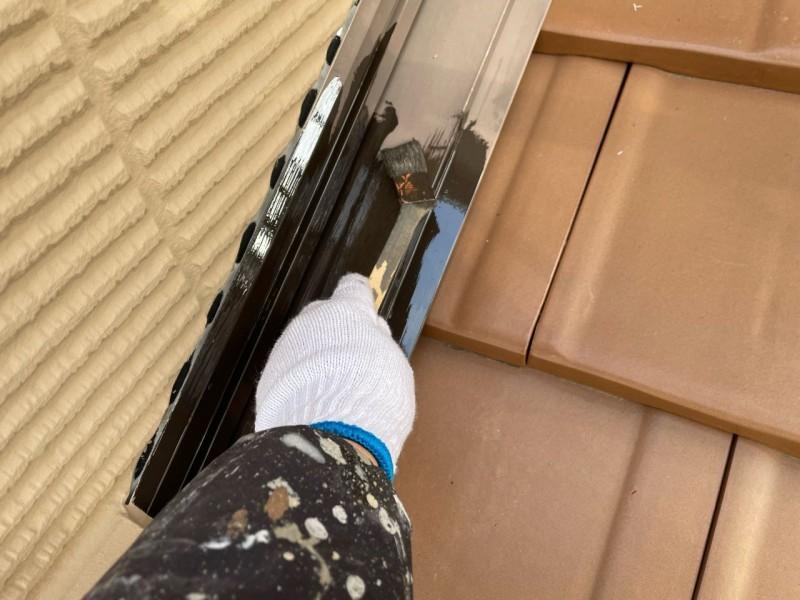 【熨斗板金塗装】仕上げ塗装1回目