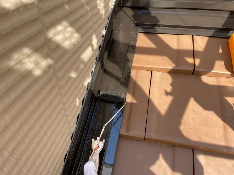 【熨斗板金塗装】仕上げ塗装2回目