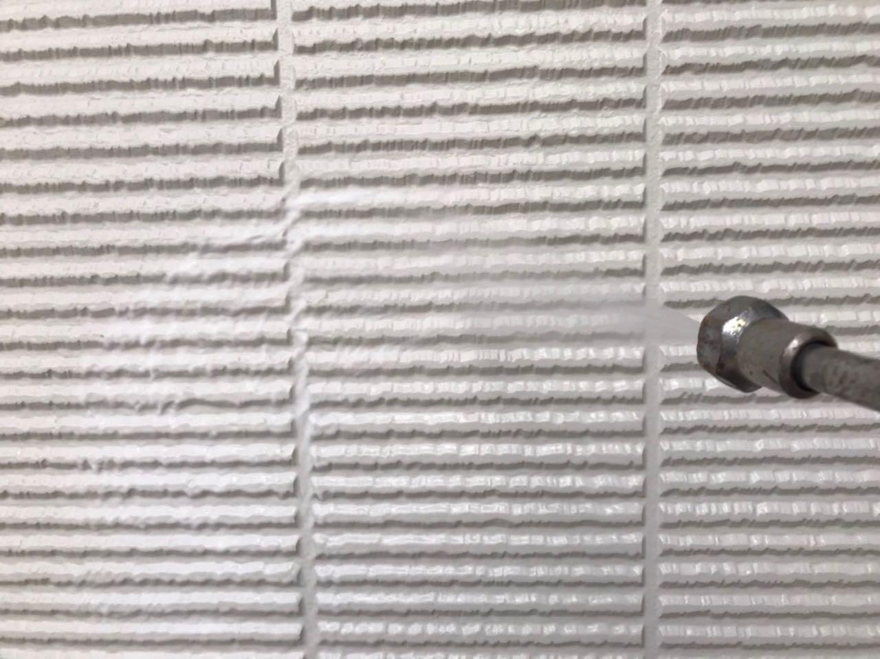 【外壁洗浄】バイオ洗剤塗布