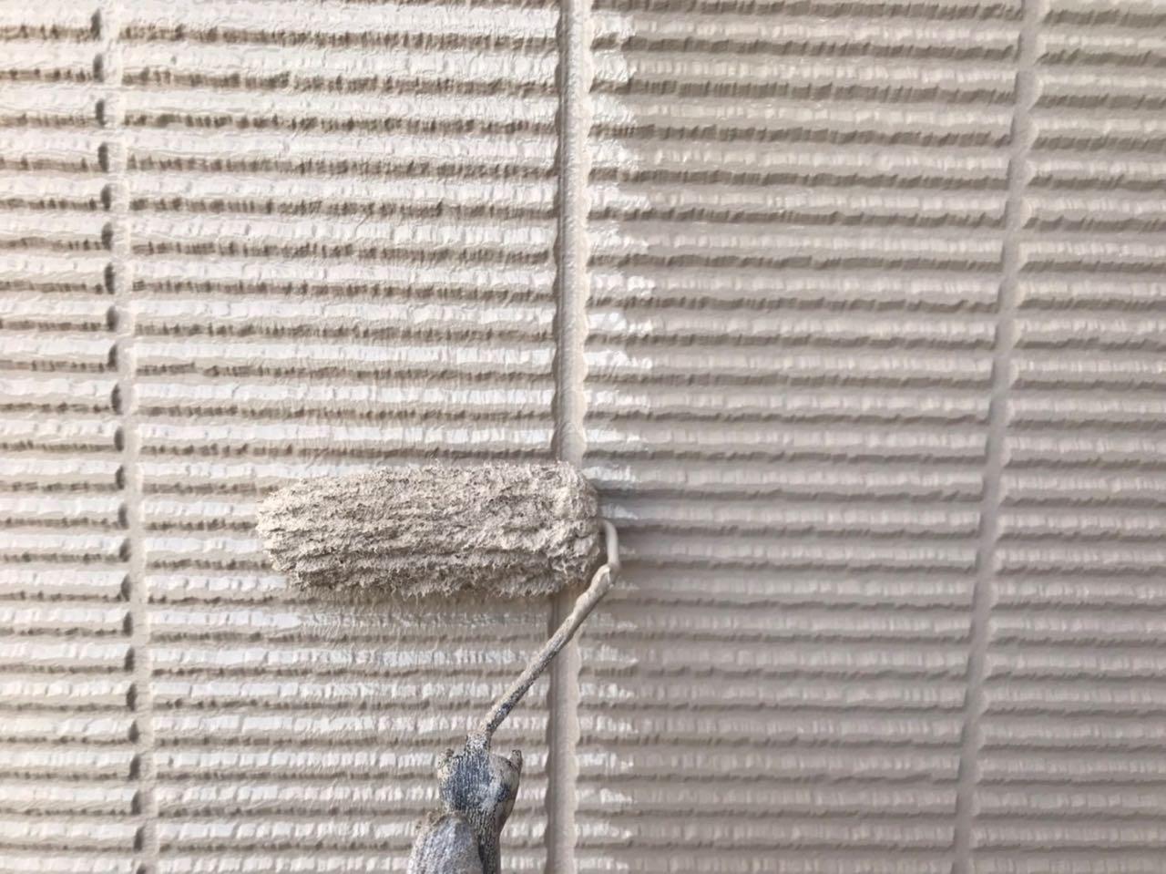 【外壁塗装1】上塗り