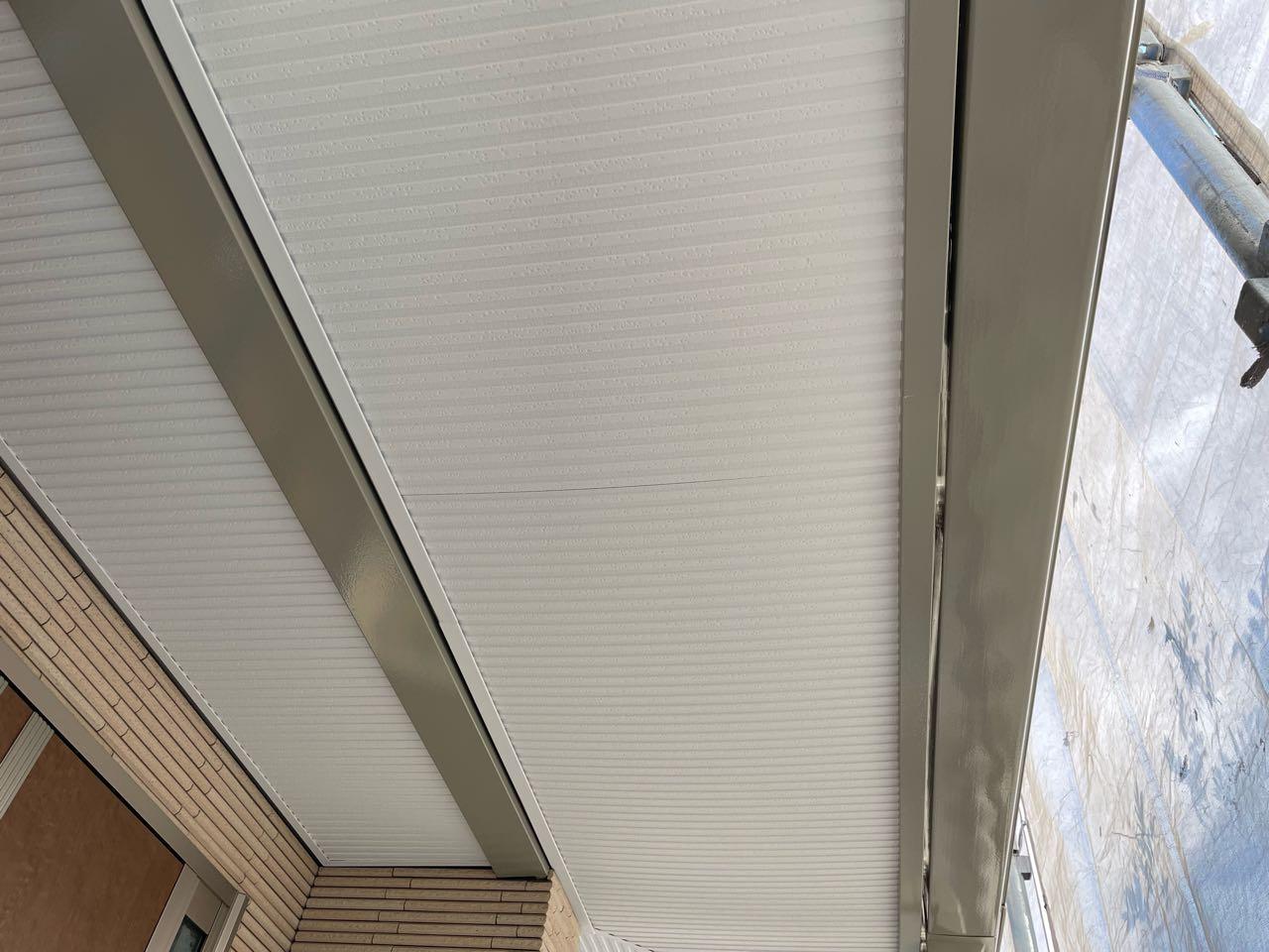 【軒天塗装】完了