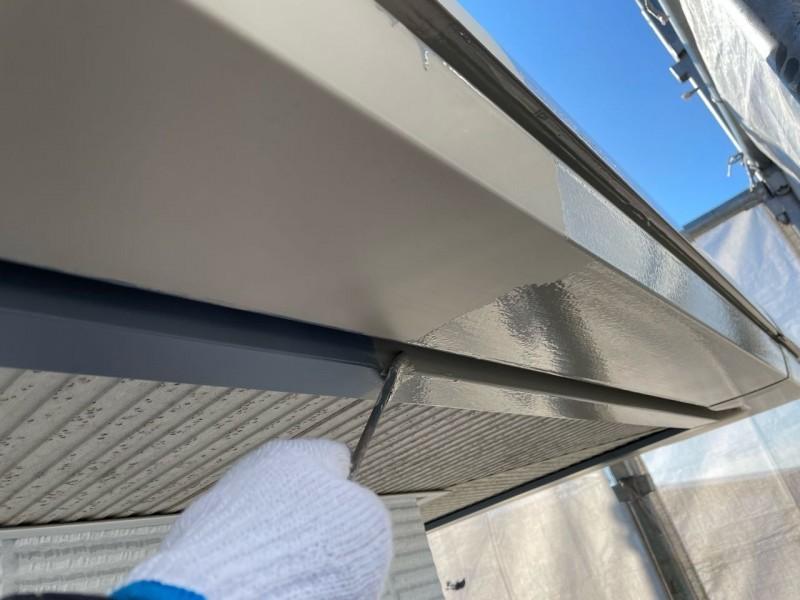 【破風・鼻隠し塗装】下塗り