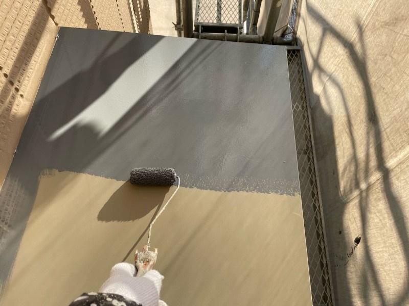 【庇塗装】下塗り