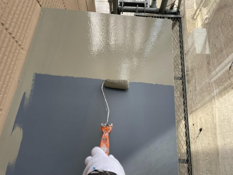 【庇塗装】下塗り