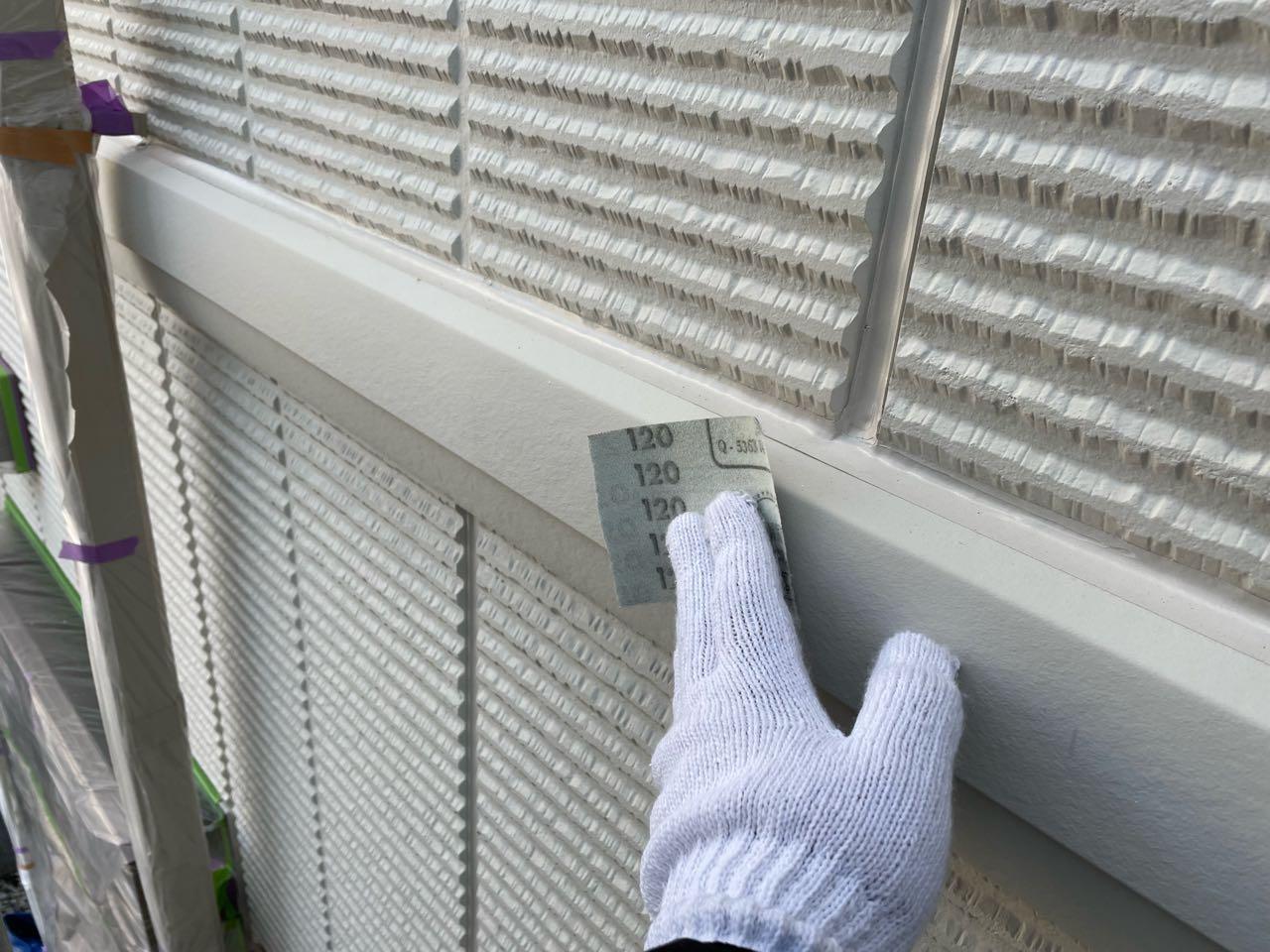 【帯塗装】ケレン作業