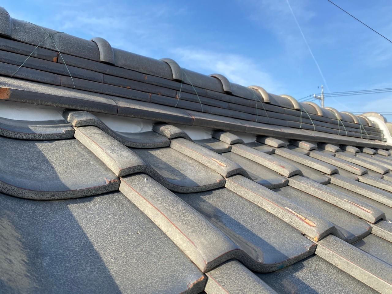 【漆喰工事】大棟完了