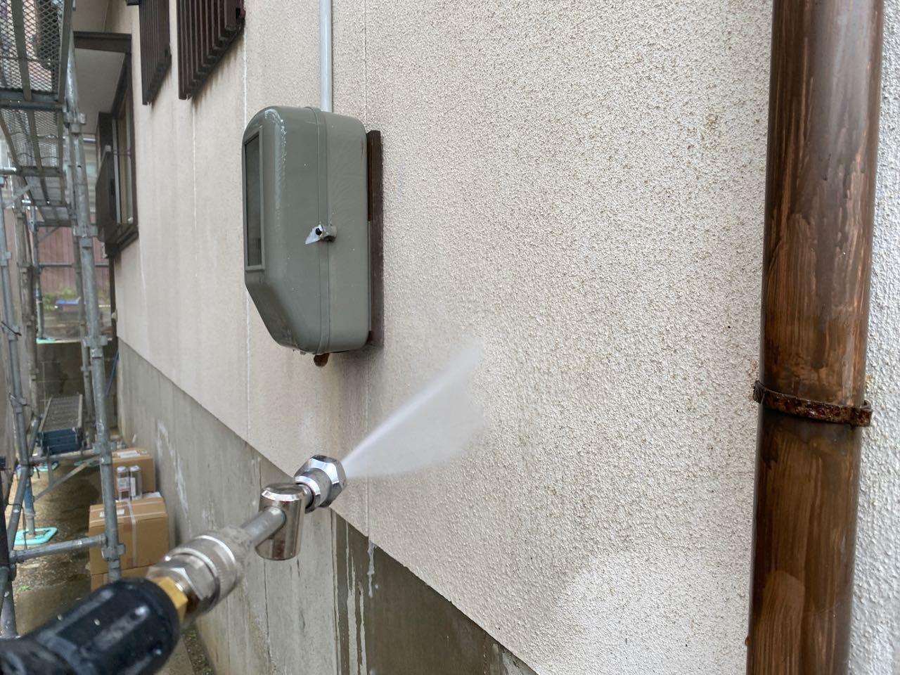 【外壁洗浄】高圧水洗浄