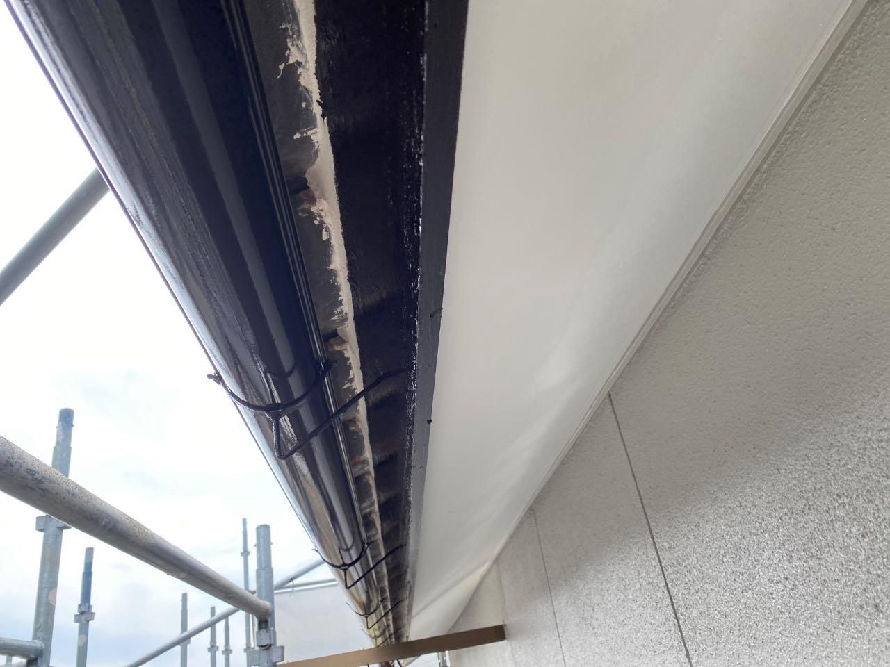 【軒天塗装】完了