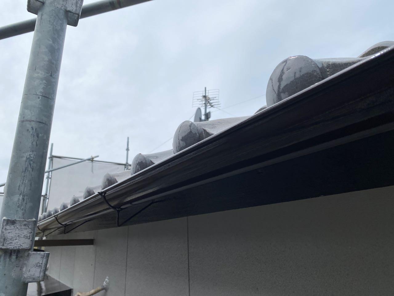 【雨樋塗装】完了
