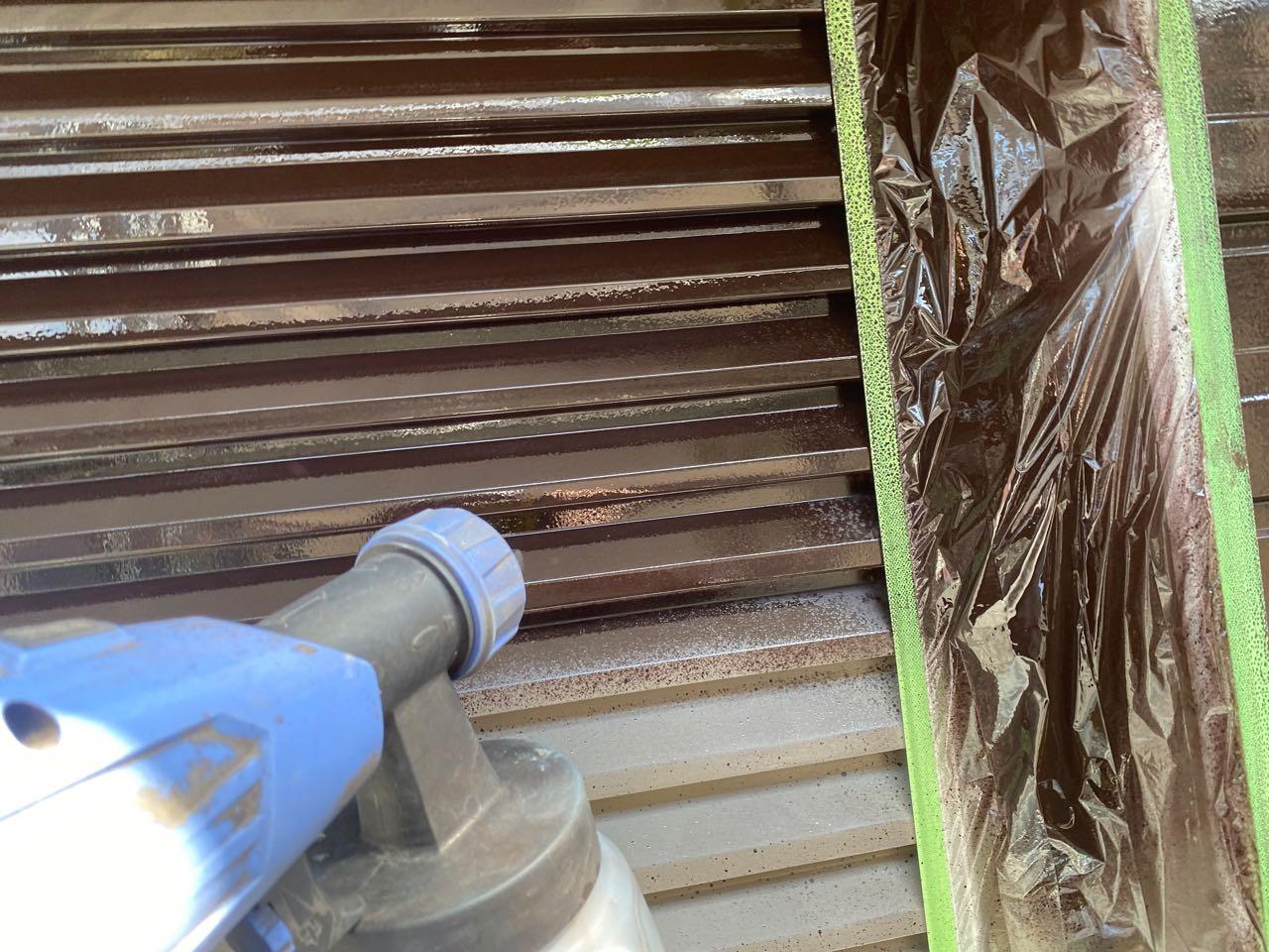 【雨戸塗装】下塗り