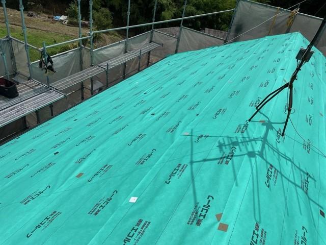 【屋根板金工事】ルーフィング