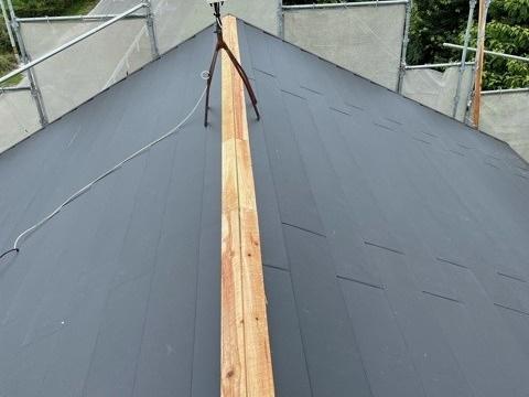 【屋根板金工事】屋根本体施工2