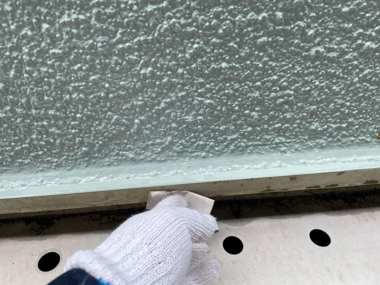 【水切り塗装】ケレン作業