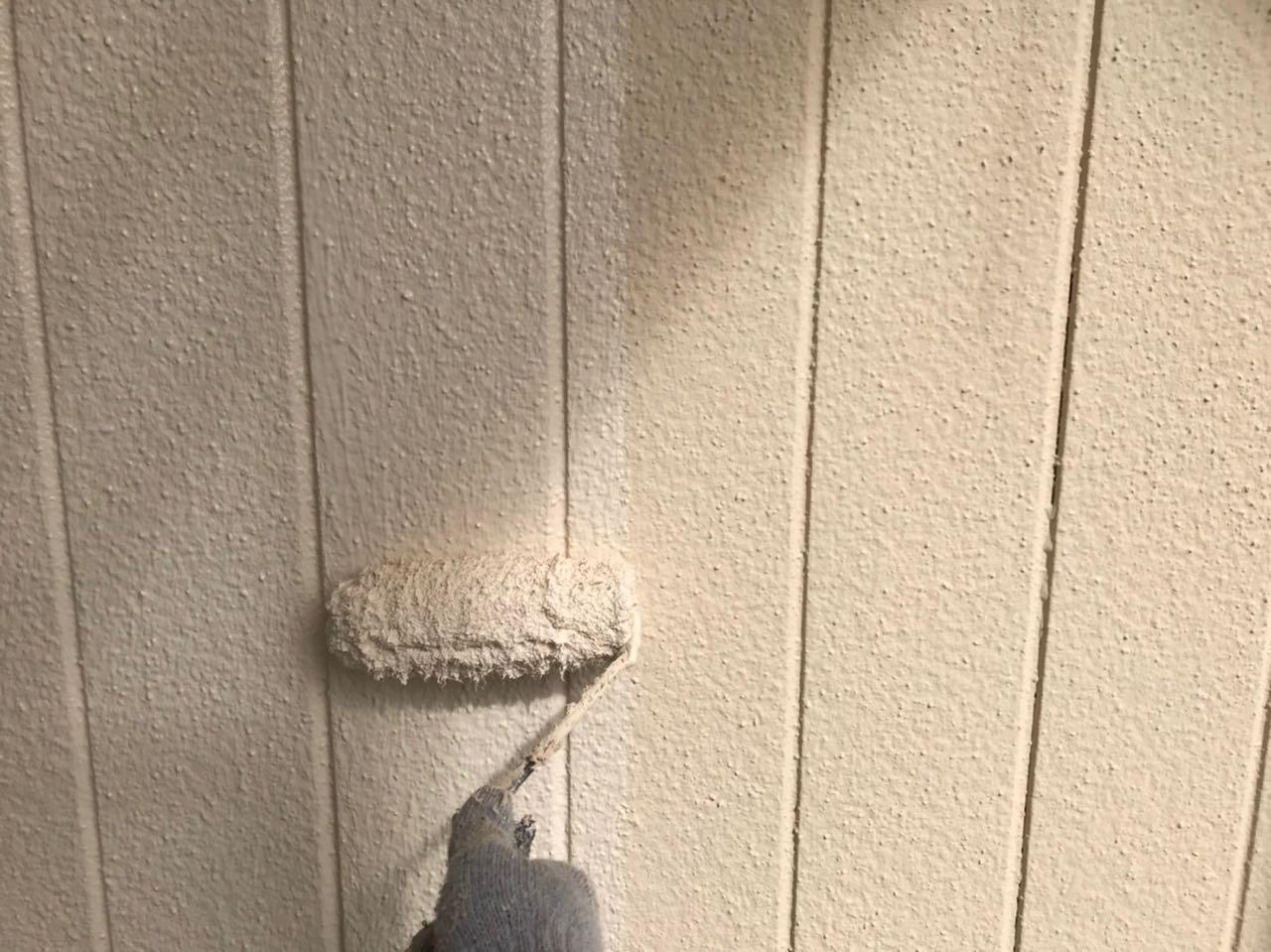 【外壁塗装1】上塗り