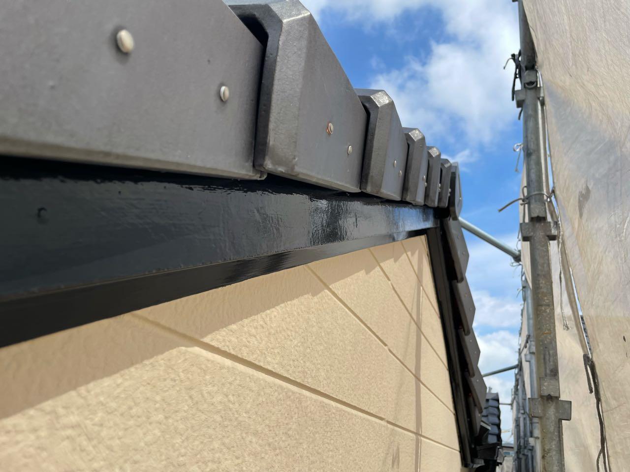 【破風・鼻隠し塗装】完了