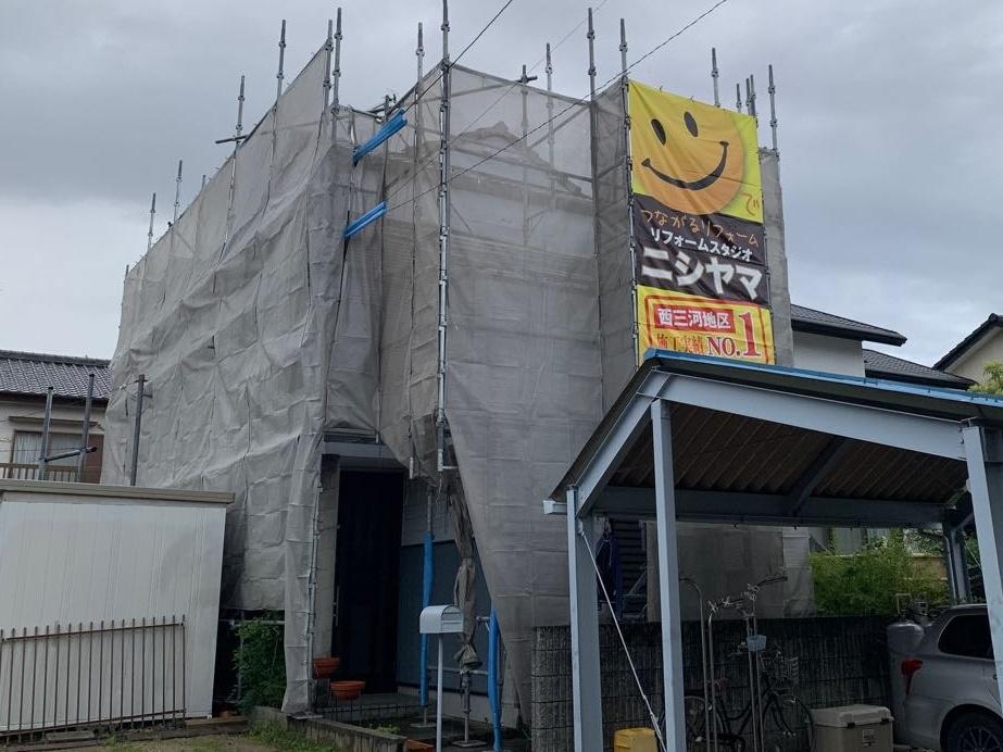 【足場設置工事】完了全景