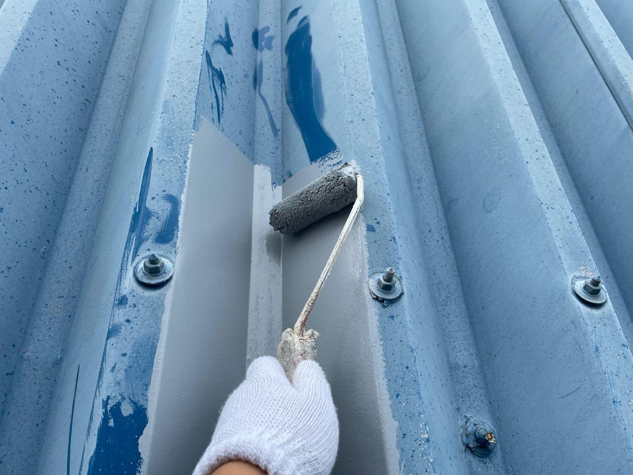 【屋根塗装】下塗り1