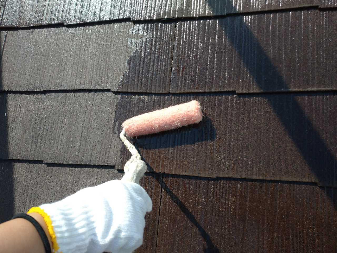 【屋根塗装】下塗り2