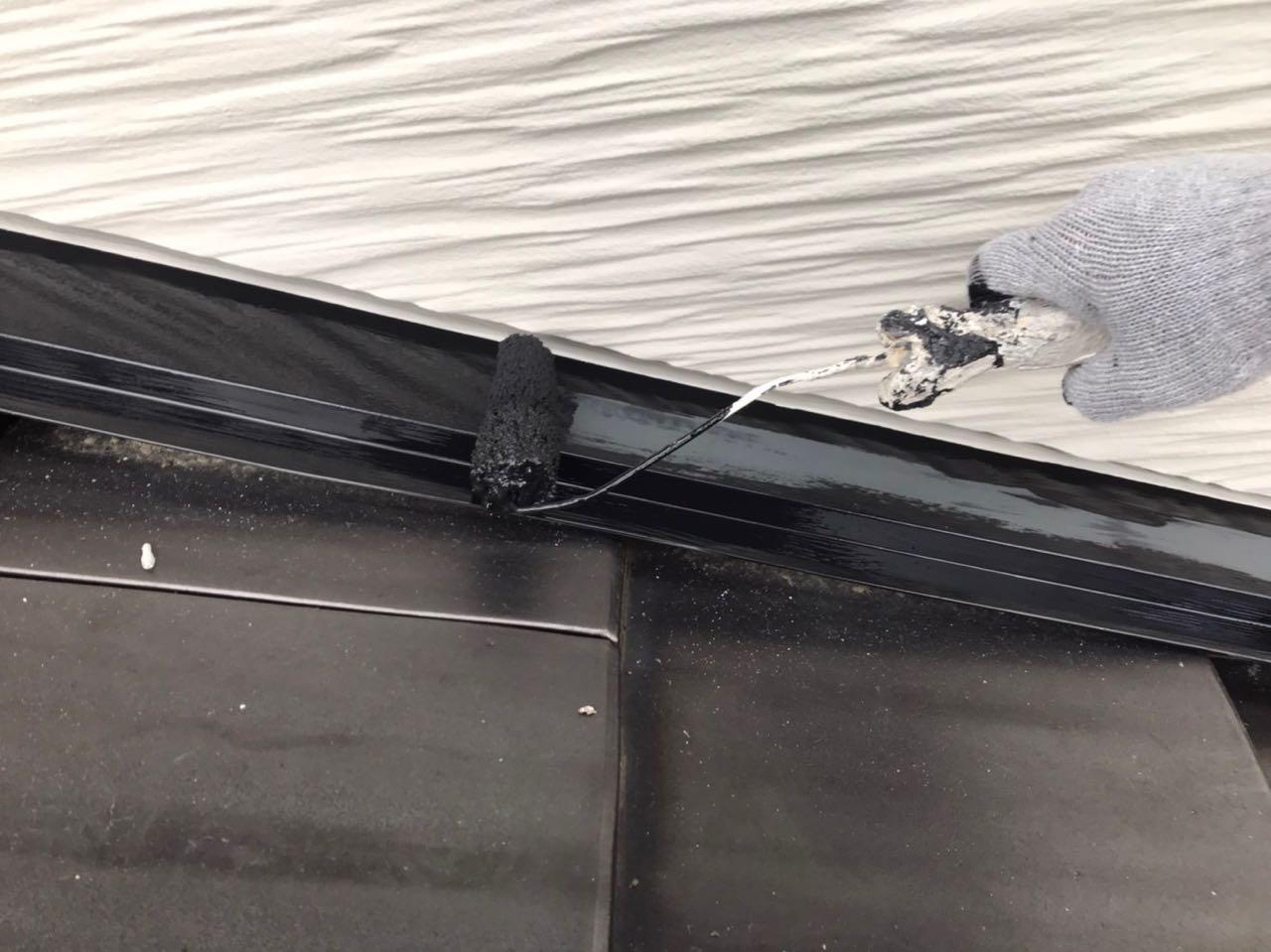 【熨斗板金塗装】仕上げ塗装1回目