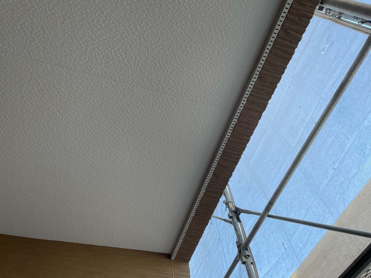 【軒天塗装】完了