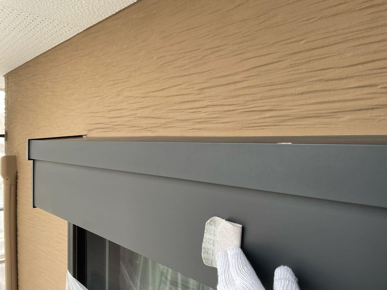 【シャッターボックス塗装】ケレン作業